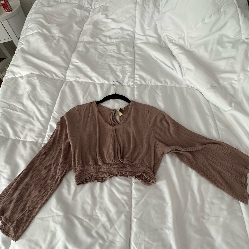 How Very Loved Beige Blouse